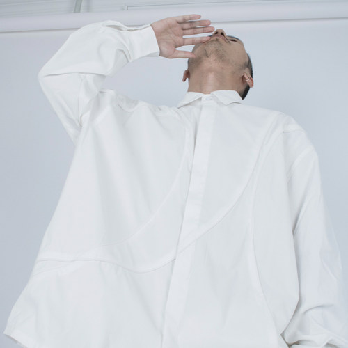 设计感廓形垂坠感曲线设计衬衫