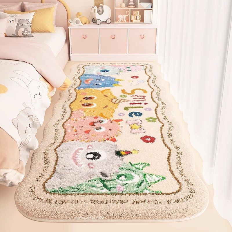 卡通儿童房间卧室床边毯不规则异形长条加厚地毯榻榻米垫子可机洗,居家布艺,地毯,淘宝优惠券,粉丝福利购,淘宝优惠卷