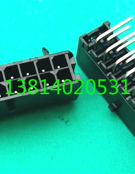 双排MX3.0mm43025 2X8AW弯针Mini-fit 3.0间距连接器16P 90度弯针
