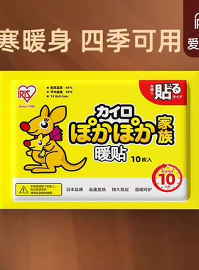 日本爱丽思暖宝宝10枚暖贴正品发热贴热敷贴儿童热帖持续10小时