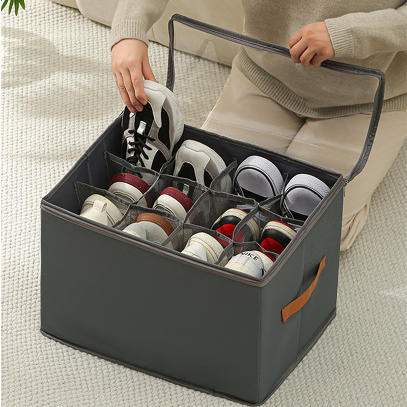 分格鞋盒带盖鞋子分类整理神器