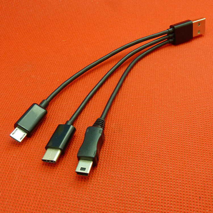 USB Charging line mobile phone computer vehicle multi-function USB Line Micro + Type-c + Mini chargein the 3C Digital Accessories, Digital peripheral , Data line  category - from Buy2taobao.com to provide professional Taobao agent buy service