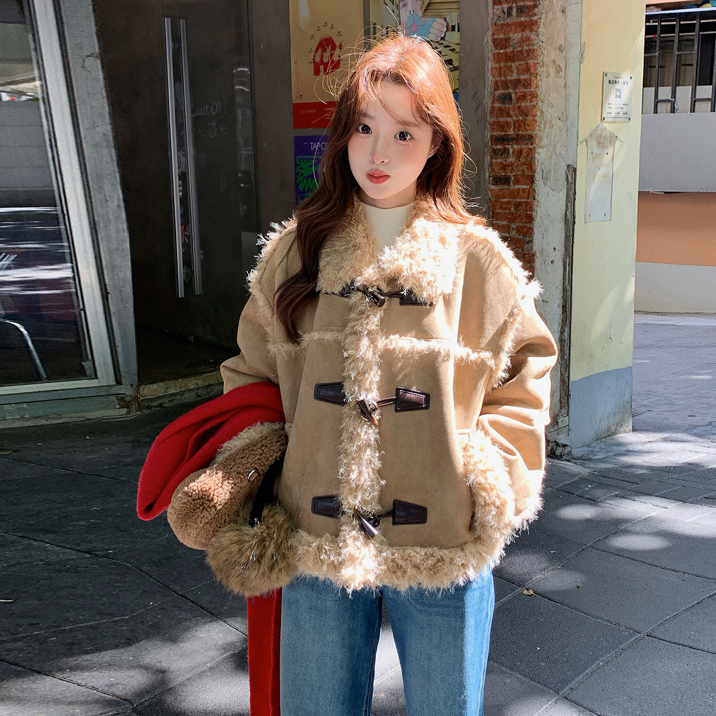 7331牛角扣皮毛一体P195控298