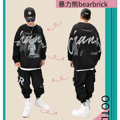 男大童加绒卫衣HOTDOGSKR秋冬季