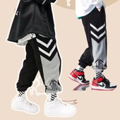 大男童裤 潮 中大童帅气男孩卫裤 子2024春秋装 大童初中生运动长裤