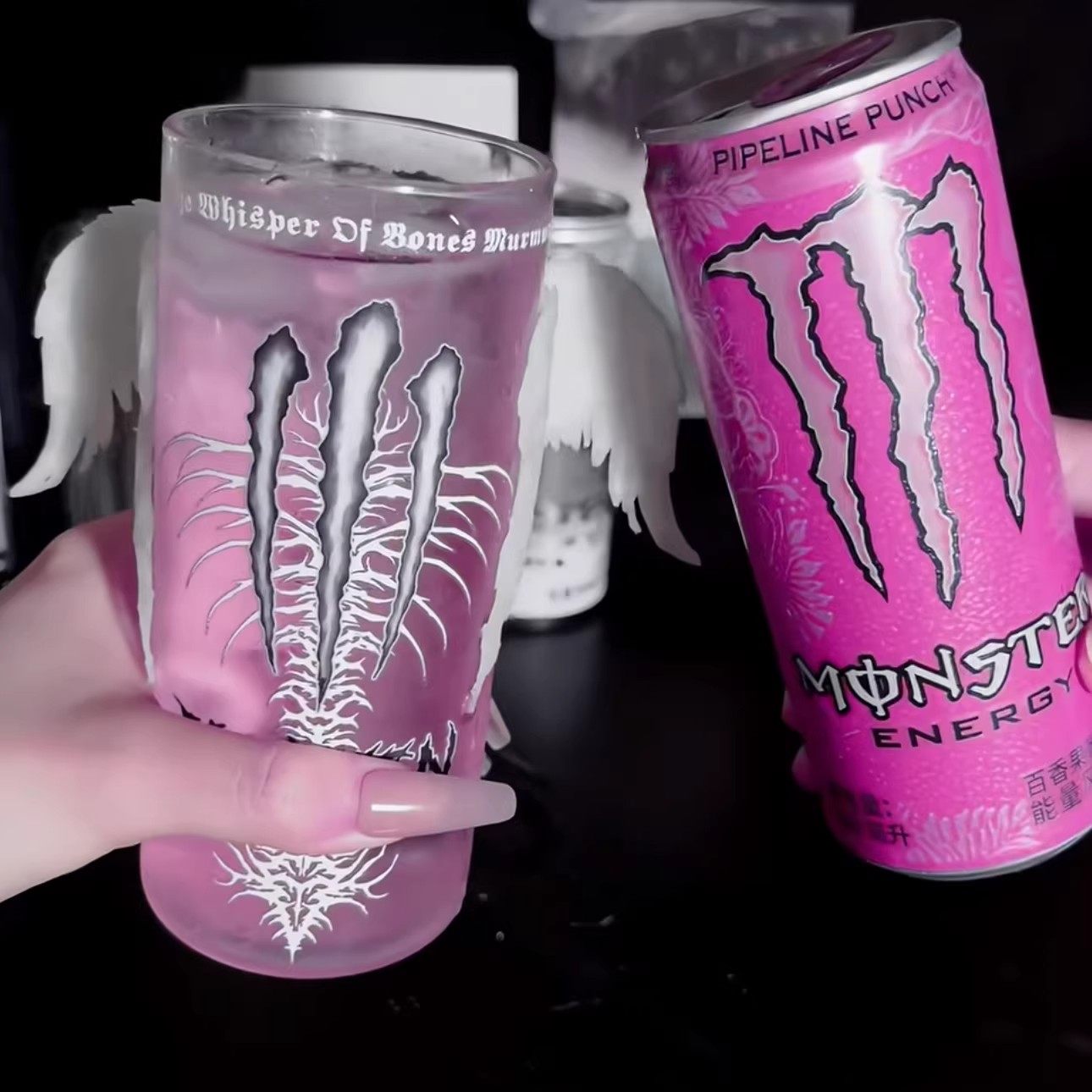 魔爪暗黑系怪兽爪印玻璃杯大容量吸管杯高颜值网红水杯酷炫哥特,模玩/动漫/周边/娃圈三坑/桌游,动漫水杯/居家/百货,淘宝优惠券,粉丝福利购,淘宝优惠卷