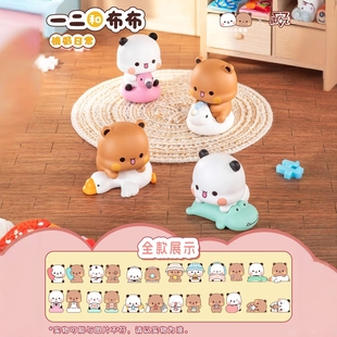 正版微次元一二和布布情侣日常第三弹可爱迷你盲盒手办摆件礼物女