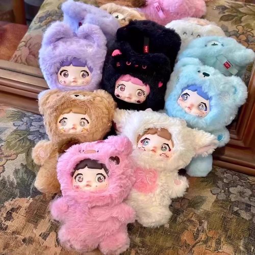 正版nommi糯米儿可爱不打烊毛绒系列盲盒公仔摆件手办潮玩女礼物