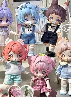 正版COME4FREE邦倪甜点幼稚园12分可动人偶BJD盲盒奶糕梦境泡芙尼
