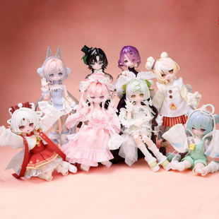 正版米甜bjd三代运势小签灵8分盲盒可动人偶公仔桌面摆件潮玩礼物