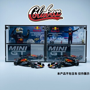 MINIGT 520/538 F1红牛RB18 1:64 精品亚克力展示盒防尘盒