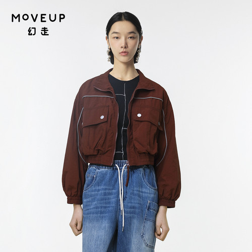 Moveup复古短款春季设计师