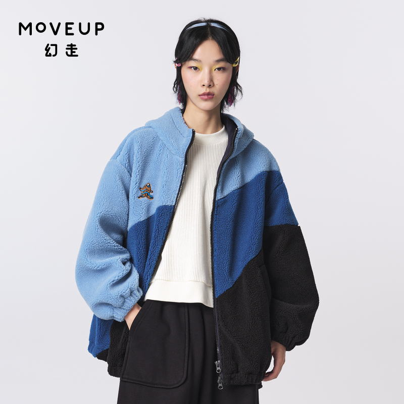 Moveup设计师中长款冬季绣花