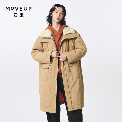 Moveup设计师商场同款棉外套