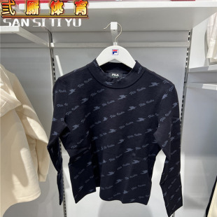 针织衫 小高领长袖 F11W514405 女子休闲修身 FILA斐乐2025秋冬新款