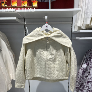 FILA斐乐女士棉服2025秋冬新款休闲宽松保暖大领子外套F11W514901