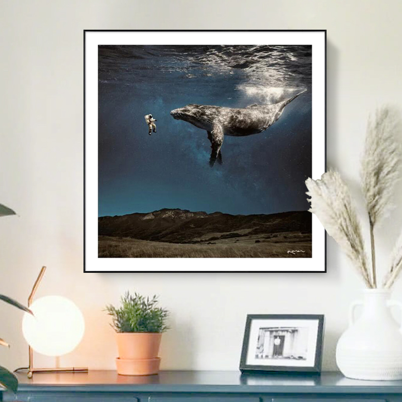 美国海报宇宙挂画