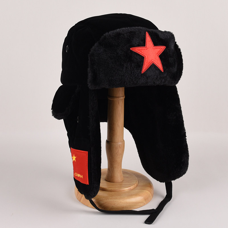 雷锋帽男冬季保暖儿童棉帽子防寒加厚东北骑车红五角星火车头帽女,服饰配件/皮带/帽子/围巾,帽子,淘宝优惠券,粉丝福利购,淘宝优惠卷