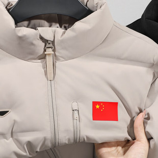 李宁短款羽绒服男2025冬季荣耀系列款鸭绒保暖立领外套