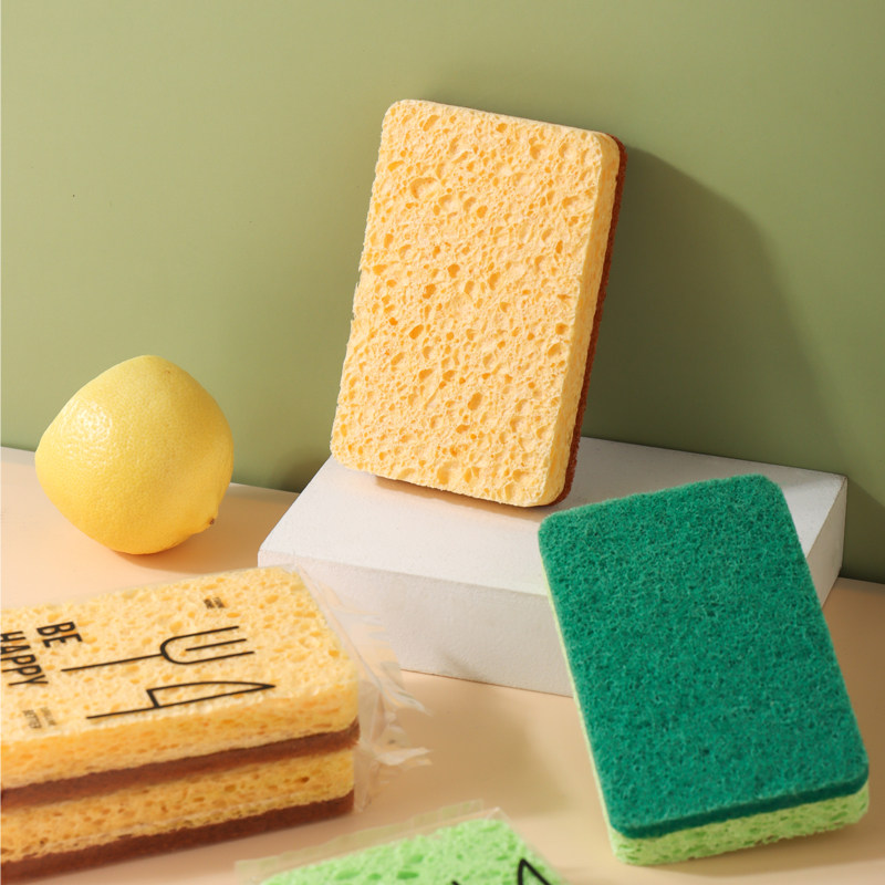 川岛屋木浆棉洗碗海绵擦家用厨房刷碗洗碗布百洁布洗碗神器魔力擦