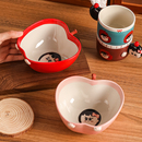 川岛屋可爱女孩陶瓷餐具家用2024新款 釉下彩饭碗面碗盘子碗碟套装