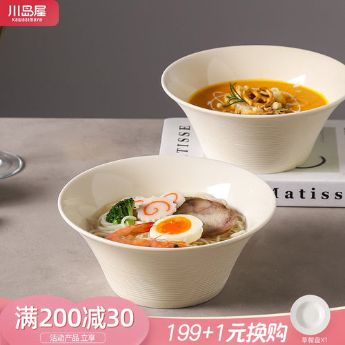 川岛屋陶瓷汤碗家用2026新款面碗