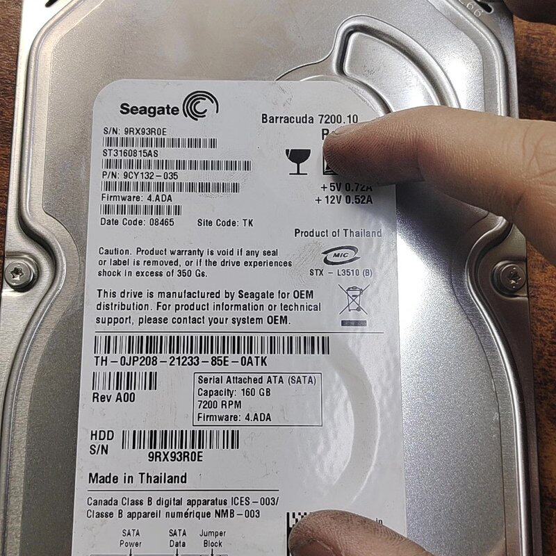 议价-拆机希捷硬盘数据硬盘 160GB-可维修