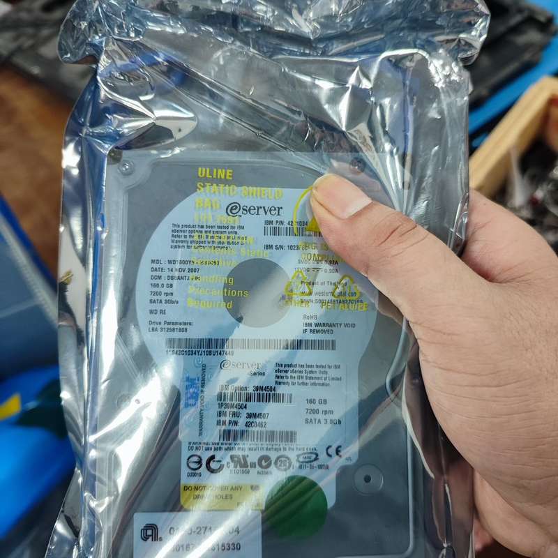 议价-IBM eServer服务器硬盘，型号WD1600JS-23-可维修