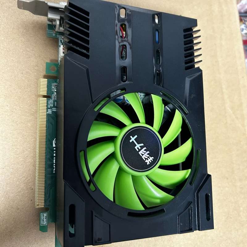 议价-翔升GT430 1G显卡 独立显存 绿色风扇-可维修