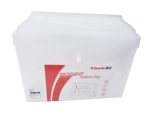 易达70301纽扣袋精品收纳资料塑料加厚防水按扣文具透明PP文件袋