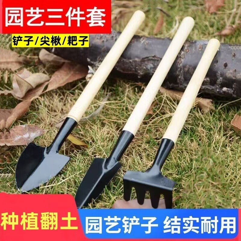 种花工具家用种菜养花园艺松土花铲盆栽花艺种植工具三件套小铲子,鲜花速递/花卉仿真/绿植园艺,铲子,淘宝优惠券,粉丝福利购,淘宝优惠卷