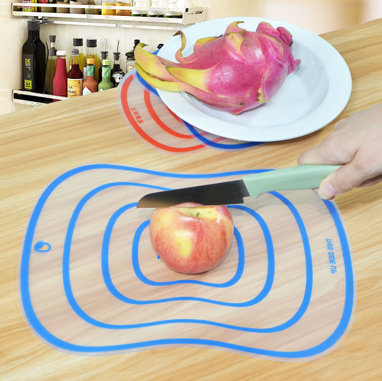 磨砂分类塑料切水果防滑透明案板