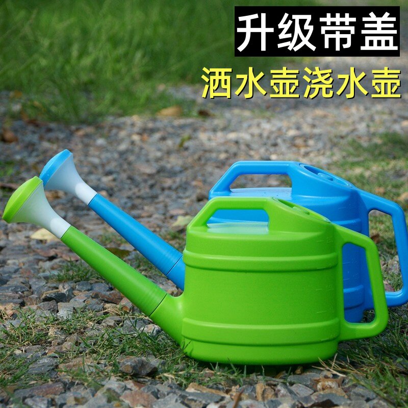 加厚洒水壶家用浇花喷壶塑料长嘴花洒壶园艺浇水壶淋花壶大浇菜壶