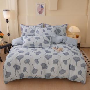 A纯棉100棉全棉床品四件套被套床上用品学生宿舍床单四件套