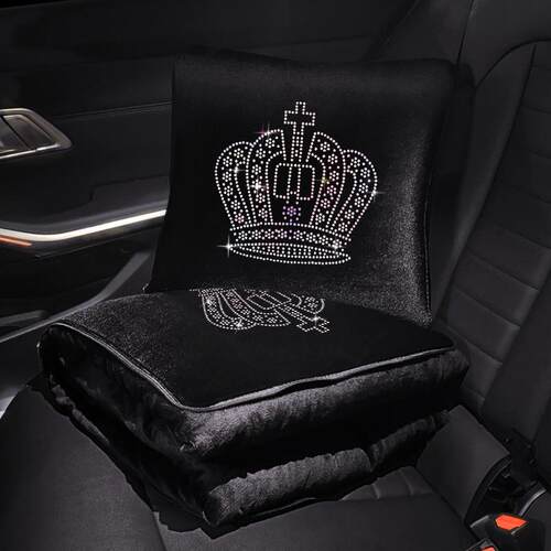 汽车折叠空调被靠枕可爱多功能