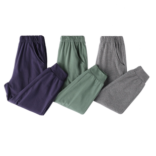 男女童运动裤子夏季薄款儿童防蚊裤小学生幼儿园校服裤藏青蓝黑色