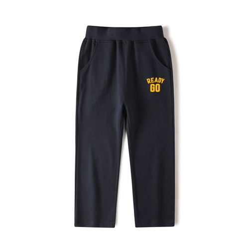 Тонкие хлопковые штаны для мальчиков, детские повседневные брюки, свободный крой