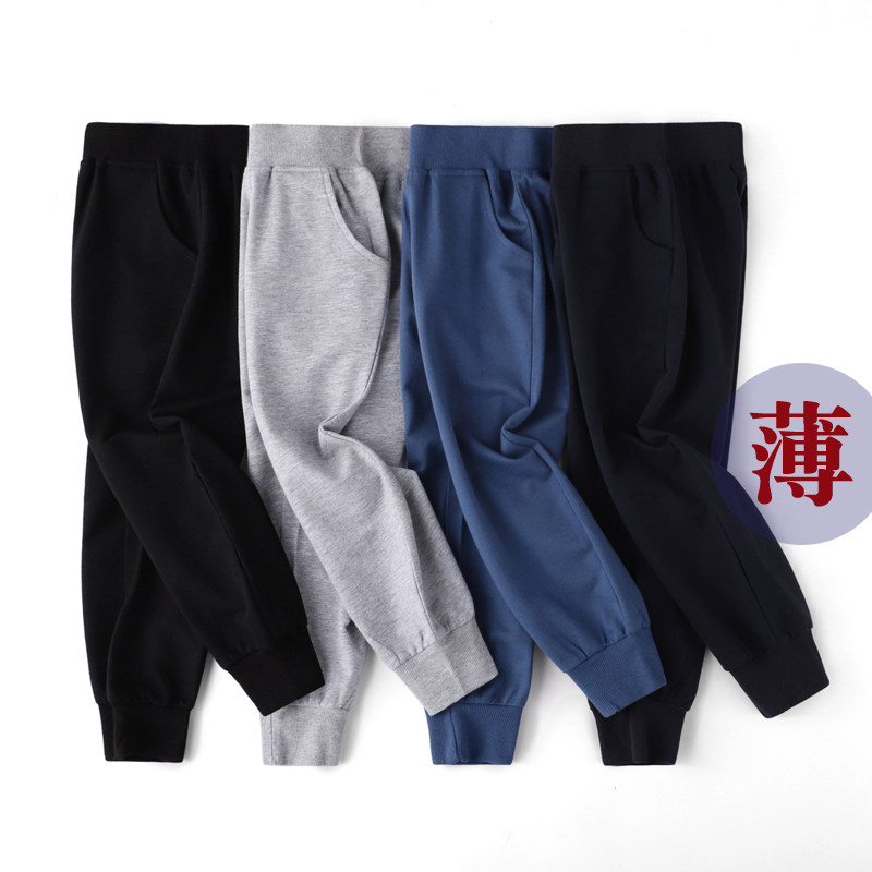 男女童裤子夏薄款学生幼儿园校服图片