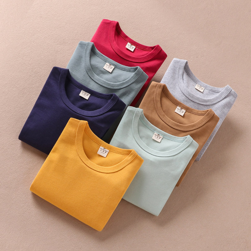 男女童秋衣棉儿童长袖t恤小中大童装圆领打底衫宝宝男孩睡衣内衣,童装/婴儿装/亲子装,T恤,淘宝优惠券,粉丝福利购,淘宝优惠卷