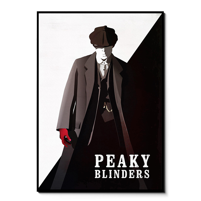 浴血黑帮海报剃刀党酒吧清吧装饰画寝室电影壁纸贴图超大定制相框