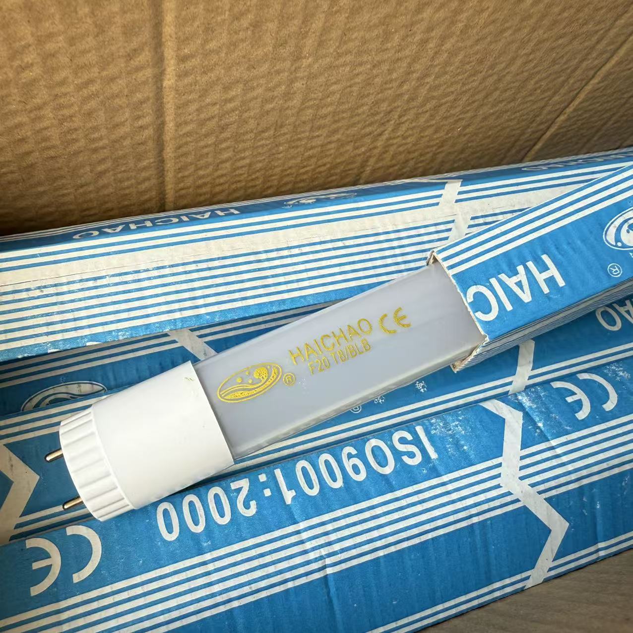 海潮T8 LED灯管 灭蚊管 F20T8BL蓝光  0.6米灭蚊器光源