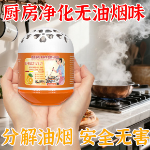 橱柜除异味厨房水槽台下去味神器消除净化去油烟味除臭剂除味魔盒