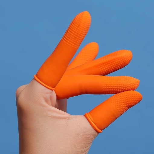 硅胶手指套加厚耐磨橡胶护指套一次性翻纸手指保护套耐用防滑半指