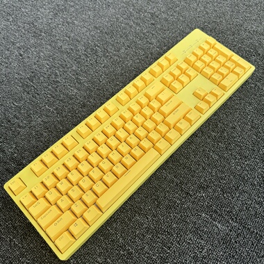 凡酷F104高特插拔青轴茶轴黑轴红轴键线分离纯色PBT机械键盘白光