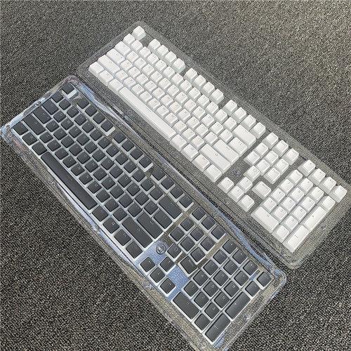 布丁双色ikbc透光机械键盘双皮奶