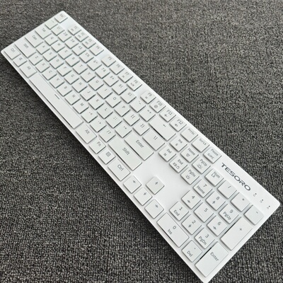 铁修罗TESORO克龙剑超薄凯华TTC矮轴机械键盘RGB灯光键线分离USB