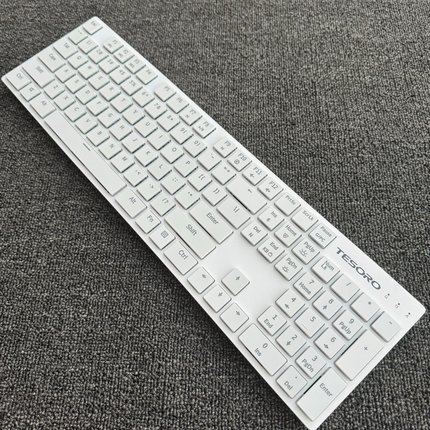 铁修罗TESORO克龙剑超薄凯华TTC矮轴机械键盘RGB灯光键线分离USB