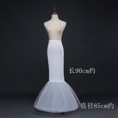 裙撑鱼尾加大拖尾新娘婚纱不规则加长超蓬礼服演出造型内衬裙