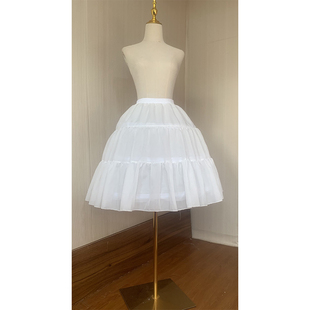 洛丽塔Lolita62厘米纱cos裙撑日常漫展少女泡泡鱼骨可调节衬裙