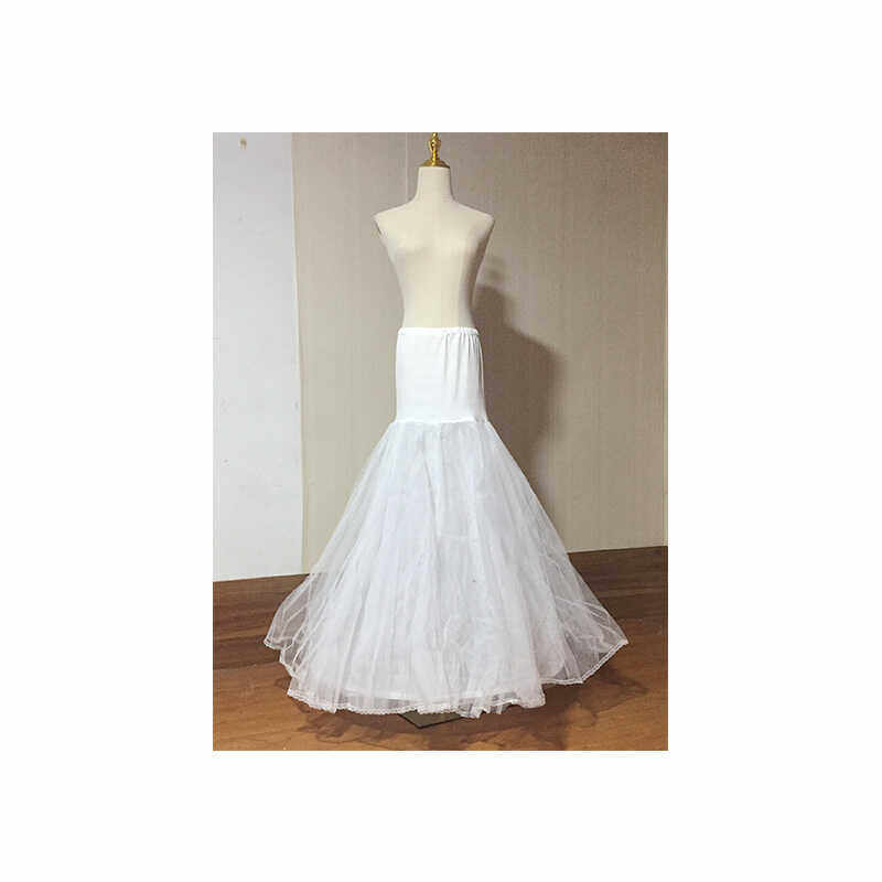 A字型束腰美体裙撑婚纱礼服配饰衬裙新娘小鱼尾鱼骨齐地花边内衬